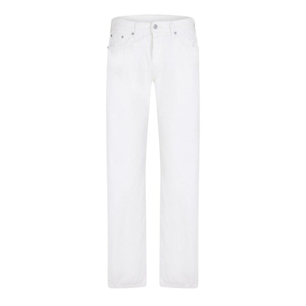 Levis Mens 502 Straight Leg Jeans / White